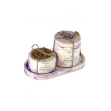 Dekoratif Beton Saksılı Soya Mumu - Paçuli Lavanta Kokulu Dekoratif Beton Saksılı Soya Mumu - Paçuli Lavanta Kokulu