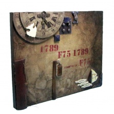 Ilkys PNO02 El Boyaması Ahşap Pano 36x28,5cm