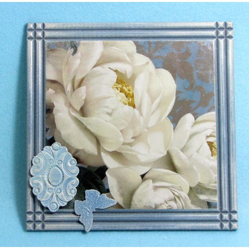 Ilkys PNO06 El Boyaması Ahşap Pano 25x25cm