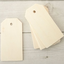 Kübik Formlu DIY Etiket - 12'li
