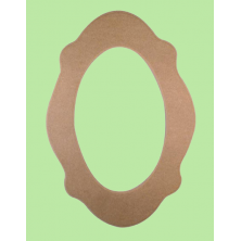 Ham Mdf Oval Ayna Çerçevesi Ham Mdf Oval Ayna Çerçevesi