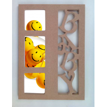 Ham Mdf 12 Mm Baby Resim Çerçevesi