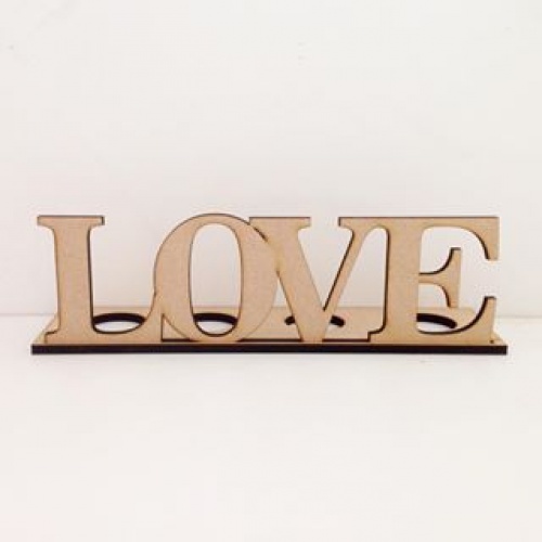Huş 4'lü Love Mumluk