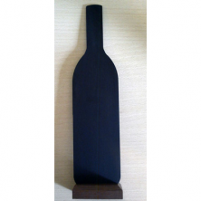 Şişe Formlu Karatahta Pano - 30x9x5 Cm