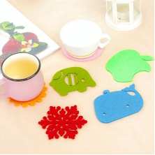 Keçe Cuty Bardak Altlığı (5'li Set) Keçe Cuty Bardak Altlığı (5'li Set)