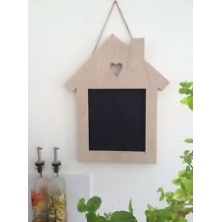 Ev Formlu Askılı Karatahta - 42 X 29,7 Cm