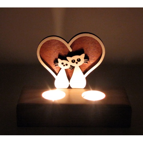 B&D Ahşap Tealight Mumluk Catlove Yorumları