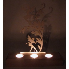 B&D Ahşap Tealight Mumluk Melekler B&D Ahşap Tealight Mumluk Melekler