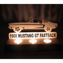 B&D Ahşap Tealight Mumluk Mustang B&D Ahşap Tealight Mumluk Mustang