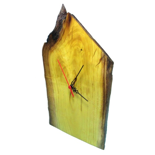 B&D Masif Limon Ağacı Masa & Duvar Saati 21x35cm Görsel 3