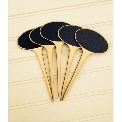 Saplamalı Elips Karatahta Etiketlik ( 6 X 10 X H18 Cm) 10 Adet - Mka 403 Yorumları