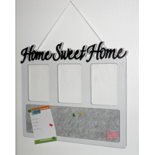 Home Sweet Home Keçeli Not Panosu Home Sweet Home Keçeli Not Panosu