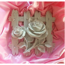 Rose Cross Polyester Obje Rose Cross Polyester Obje