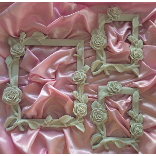 Büyük Roses Polyester Çerçeve Görsel 1