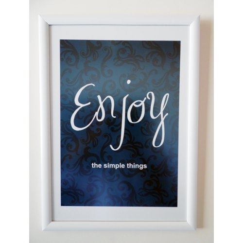 Enjoy Life Tipografi Tablo Yorumları