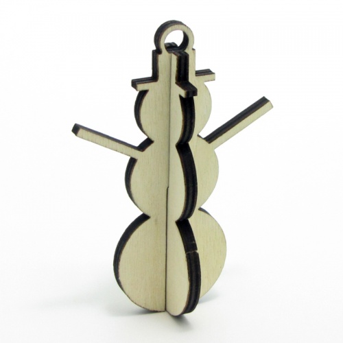 B&D YA31 Ahşap Yılbaşı Süsü 10cm