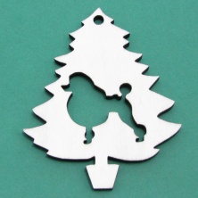 B&D YA42 Ahşap Yılbaşı Süsü 10cm B&D YA42 Ahşap Yılbaşı Süsü 10cm