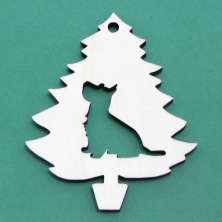 B&D YA48 Ahşap Yılbaşı Süsü 10cm B&D YA48 Ahşap Yılbaşı Süsü 10cm