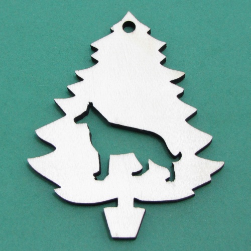 B&D YA49 Ahşap Yılbaşı Süsü 10cm