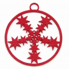 B&D YK34 Keçe Yılbaşı Süsü 10cm B&D YK34 Keçe Yılbaşı Süsü 10cm