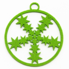 B&D YY34 Keçe Yılbaşı Süsü 10cm B&D YY34 Keçe Yılbaşı Süsü 10cm